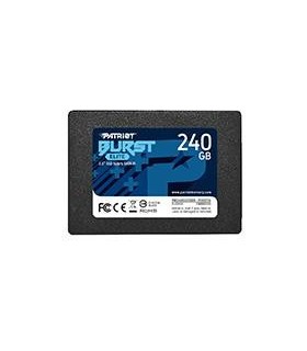 UNIDAD DE ESTADO SOLIDO INTERNO 240GB PATRIOT BURST ELITE 2.5 SATA 3 LECT.450/ESCR.320MBS 7MM PC/LAPTOP/MINIPC SIN BACKET