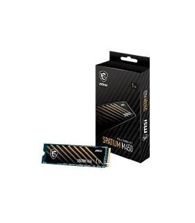 UNIDAD DE ESTADO SOLIDO SSD INTERNO MSI SPATIUM M450 1TB M.2 2280 PCIE GEN4X4, NVME 1.4 LEC 3600 / ESC 300 MB/S SPATIUM M450 PCI