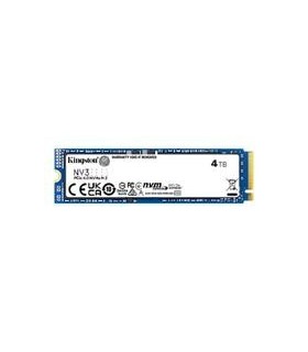 UNIDAD DE ESTADO SOLIDO KINGSTON INTERNO SNV3S NV3 4TB M.2 2280 NVME PCIE GEN 4X4 LECT.6000/ESCRIT.5000 MB/S PC/LAPTOP/MINI PC S