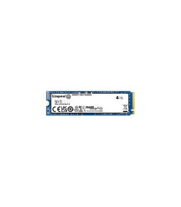 UNIDAD DE ESTADO SOLIDO KINGSTON INTERNO SNV3S NV3 4TB M.2 2280 NVME PCIE GEN 4X4 LECT.6000/ESCRIT.5000 MB/S PC/LAPTOP/MINI PC S