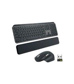 TECLADO Y MOUSE LOGITECH MX KEYS COMBO BUSINESS GEN 2 INALAMBRICO USB BOLT (ESPAÑOL) GRAFITO