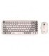 KIT ACTECK CREATOR CHIC K-COLORS MK480 / TECLADO Y MOUSE / INALAMBRICO - MULTIMEDIA / 85 TECLAS / OPTICO / 800 DPI / 4 BOTONES +