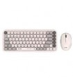 KIT ACTECK CREATOR CHIC K-COLORS MK480 / TECLADO Y MOUSE / INALAMBRICO - MULTIMEDIA / 85 TECLAS / OPTICO / 800 DPI / 4 BOTONES +