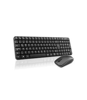 COMBO TECLADO MULTIMEDIA Y MOUSE OPTICO GHIA / GT4000BB / INALAMBRICO / RECEPTOR USB / NEGRO