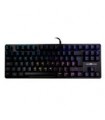 TECLADO MECNICO TKL / GAME FACTOR / KBG500-BL, RGB, TENKEYLESS, USB NEGRO