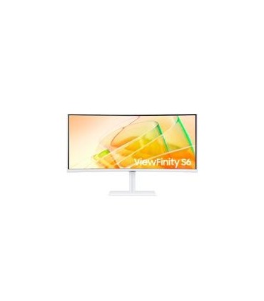 MONITOR LED SAMSUNG 34 PULGADAS /VIEWFINITY S6/ULTRA-WQHD(3440 X 1440)/ VA / WIDESCREEN /CURVO/ DP/ HDMI/ HUB USB /TB/ 100HZ/ BL
