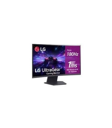 MONITOR PC LG 27GS60QC-B GAMING ULTRAGEAR 27 CURVO QHD, AMD FREE SYNC, 180HZ, PANEL VA, ASPECTO 16:9, 2560X1440, TR 1MS, 3000:1,