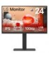 MONITOR PC LG B2B 24BA750-B FHD 24 IPS,USB-C Y RJ45,1920X1080,100HZ,16:9,BRILLO 250CD/M2,SRGB99%,TR5MS,1300:1,KVM,HDMI,DISPLAYPO