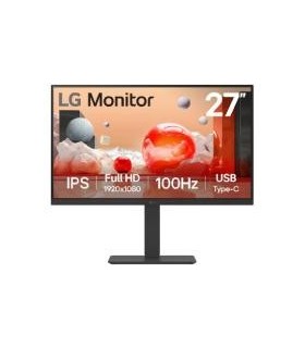 MONITOR PC LG B2B 27BA750-B FHD 27 IPS,USB-C Y RJ45,1920X1080,100HZ,16:9,BRILLO 250NITS,SRGB99%,TR5MS,CONTR 1300:1,KVM,HDMI,DISP