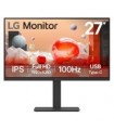 MONITOR PC LG B2B 27BA750-B FHD 27 IPS,USB-C Y RJ45,1920X1080,100HZ,16:9,BRILLO 250NITS,SRGB99%,TR5MS,CONTR 1300:1,KVM,HDMI,DISP