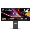 MONITOR PC LG 34G600A GAMING ULTRAGEAR CURVO WQHD 34,PANEL VA,3440X1440,160HZ,TR 1MS(MBR),ASP 21:9,BRILLO 300CD/M2,CONTR 4000:1,