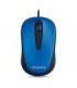MOUSE OPTICO QUARONI ALAMBRICO COLOR AZUL 1200 DPI