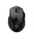 MOUSE INALAMBRICO ERGONMICO CON TEXTURA QUARONI 5 SCROLL/RECEPTOR 2.4 GHZ/800 - 2400 DPI/PTICO/4 NIVELES/NEGRO