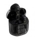 AUDIFONOS INALAMBRICOS TWS BACKDROP TRANSPARENTES/10M / TACTIL COLOR NEGRO