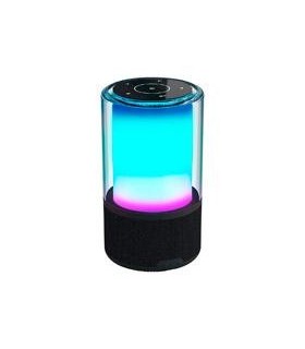 BOCINA ACTECK GLEE PURE AP70 / INALAMBRICA / BLUETOOTH - CONEXION TWS 3.5 MM / SONIDO ESTEREO / 20 W / ILUMINACION LED / SUBWOOF