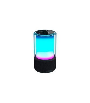 BOCINA ACTECK GLEE PURE AP70 / INALAMBRICA / BLUETOOTH - CONEXION TWS 3.5 MM / SONIDO ESTEREO / 20 W / ILUMINACION LED / SUBWOOF