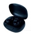 AUDIFONOS INALAMBRICOS TECHZONE TZWS03 CON ESTUCHE DE CARGA NEGRO