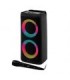 BOCINA INALAMBRICA BLUETOOTH PORTATIL CON MICROFONO RECARGABLE LUZ RGB DOBLE BOCINA 4 PULGADAS PERFECT CHOICE FESTA ULTIMATE - N