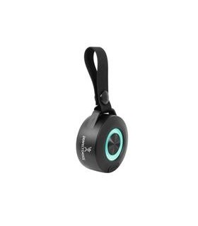 BOCINA INALAMBRICA BLUETOOTH PORTATIL RECARGABLE LUZ RGB FUNCION TWS PERFECT CHOICE HANDY - NEGRO