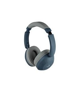 AUDIFONOS ON-EAR INALAMBRICOS PLEGABLES MANOS LIBRES CON BT PERFECT CHOICE SOUNDIA - AZUL