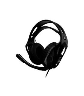 DIADEMA / GAME FACTOR / HSG500, MICRÓFONO REMOVIBLE, 3.5MM, ULTRA LIGERAS, CARBON FIBER