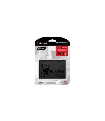 UNIDAD DE ESTADO SOLIDO SSD KINGSTON A400 240GB 2.5 SATA3 7MM LECT.500/ESCR.350MBS