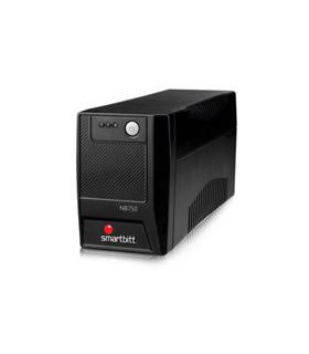 NO BREAK SMARTBITT 750 VA / 375 W, 6 CONTACTOS, CON REGULADOR Y SUPRESOR DE PICOS.