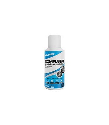 LIMPIADOR ANTIESTATICO DE PANTALLAS SILIMEX 170 ML.