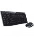 TECLADO/MOUSE LOGITECH MK270 NEGRO INALAMBRICOS USB PARA PC