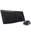 TECLADO/MOUSE LOGITECH MK270 NEGRO INALAMBRICOS USB PARA PC