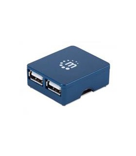 HUB USB 2.0 4 PUERTOS MANHATTAN MICRO