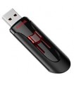 MEMORIA SANDISK 128GB USB 3.0 CRUZER GLIDE Z600 NEGRO C/ROJO