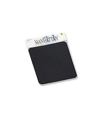 MOUSE PAD 6 MM MANHATTAN NEGRO EN BOLSA