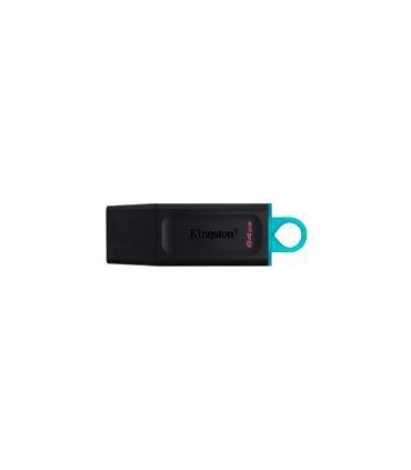 MEMORIA KINGSTON 64GB USB 3.2 ALTA VELOCIDAD / DATATRAVELER EXODIA NEGRO