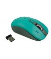 MOUSE OPTICO INALAMBRICO PERFECT CHOICE ESSENTIALS 800 A 1600 DPI TURQUESA