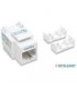 JACK RJ45 CAT5E INTELLINET UTP KEYSTONE DE IMPACTO BLANCO