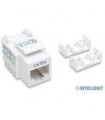 JACK RJ45 CAT5E INTELLINET UTP KEYSTONE DE IMPACTO BLANCO