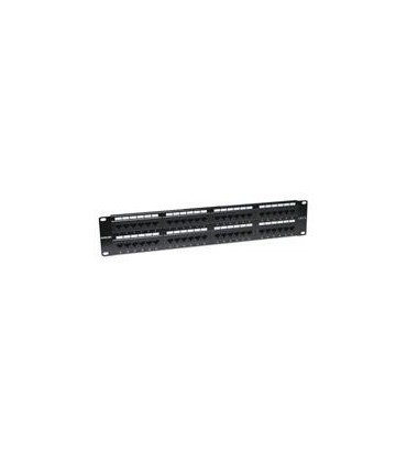 PANEL DE PARCHEO INTELLINET CAT6 UTP 48 PUERTOS RJ45 MONTAJE RACK 19 2U