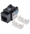 JACK RJ45 CAT6 INTELLINET UTP KEYSTONE DE IMPACTO NEGRO