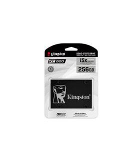 UNIDAD DE ESTADO SOLIDO SSD KINGSTON KC600 256GB 2.5 SATA3 7MM LECT.550/ESCR.500MBS