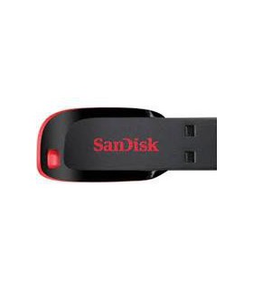 MEMORIA SANDISK 32GB USB 2.0 CRUZER BLADE Z50 NEGRO C/ROJO