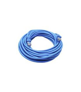 CABLE DE RED RJ45 GHIA 7.5 MTS 22.5 PIES PATCH CORD CAT 5E UTP AZUL 100COBRE