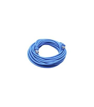 CABLE DE RED RJ45 GHIA 7.5 MTS 22.5 PIES PATCH CORD CAT 5E UTP AZUL 100COBRE