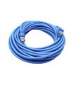 CABLE DE RED RJ45 GHIA 7.5 MTS 22.5 PIES PATCH CORD CAT 5E UTP AZUL 100COBRE