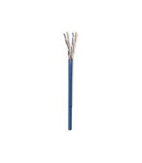 BOBINA CABLE UTP DE RED CAT5E INTELLINET CCA ROLLO 305 METROS SOLIDA COLOR AZUL
