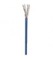 BOBINA CABLE UTP DE RED CAT5E INTELLINET CCA ROLLO 305 METROS SOLIDA COLOR AZUL