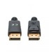 CABLE DISPLAYPORT 8K V1.4, MACHO A MACHO, 1 M (3 PIES), SOPORTA 4K@144HZ, HDR, CONTACTOS CHAPADOS EN ORO, FORRO DE PVC Y CONECTO