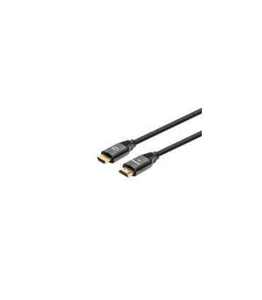 CABLE HDMI M-M 3METROS DE ULTRA ALTA VELOCIDAD, 8K A 60 HZ O 4K A 120 HZ, CON ETHERNET, HDR DINáMICO, HEC, EARC, , CONTACTOS CON