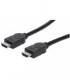 CABLE HDMI MANHATTAN DE ALTA VELOCIDAD CON CANAL ETHERNET M-M BLINDADO NEGRO 10 M