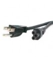 CABLE DE CORRIENTE DE 1.8M ESTANDAR PARA LAPTOP - 18AWG - NEMA 5-15P A C5 - MICKEY MOUSE - CABLE DE ALIMENTACION PARA LAPTOP - S